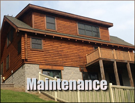  King George County, Virginia Log Home Maintenance