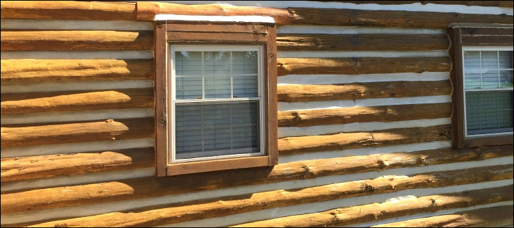 Log Home Whole Log Replacement  Dogue, Virginia